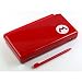 Mario Red - Nintendo DS Lite Complete Full Housing Shell Case Replacement Repair w/ Hinge Set