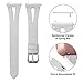 QIBOX Leather Bands Compatible with Fitbit Versa/Versa 2, Slim Vintage Leather Band Replacement Strap Women Man Wristband Accessories Compatible with Fitbit Versa 2 Smartwatch