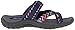 Skechers Women's Reggae-Zig Swag Flip-Flop, Navy, 10