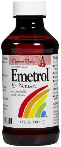Emetrol for nausea, Cherry Flavor Syrup, 4 fl oz by Emetrol