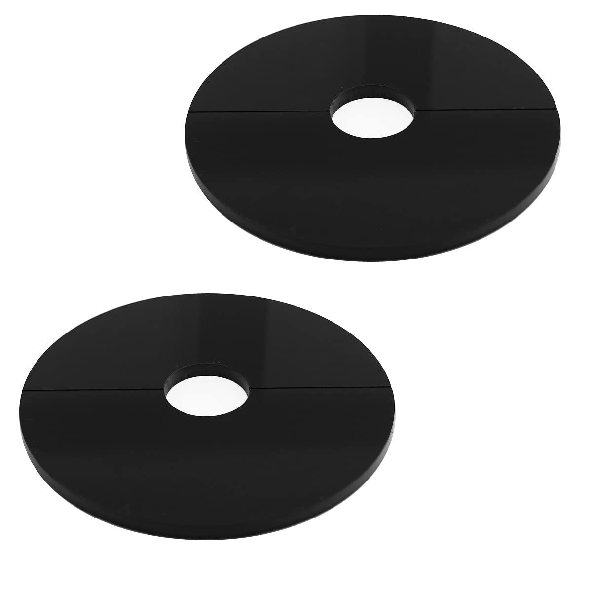 Rosettes Cover for Pipes, Heaters, Railings, Easy Assembly, Pipe Cover, Made in Germany, Pipe Collars, White/Grey/Black, Heating Pipe Cover, Trim Cuff