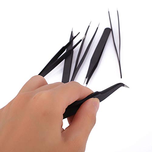 Leaftree - Tweezer Forcep Pincer Car Vehicle Utility Repair Maintenance Tool Kit 6Pcs - Thumbnail 3