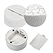 VANSIHO 3D Optical Illusion Night Light 7 LED Color Changing Lamp Gift for Kids with Remote Crackle White Base (Wing Unicorn-1)