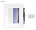 Golden State Art, 10 Pack Pre-Assemble 8x10 Photo Mat Set for 5x7 Picture, with Backing Board, Pre-Pasted Tape, Slip-in Mat, Photo Framing Mattes, Incudes Ctrystal Sleeve Bags (White)