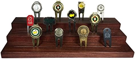 Golf Divot Tool Step Display (Mahogany)