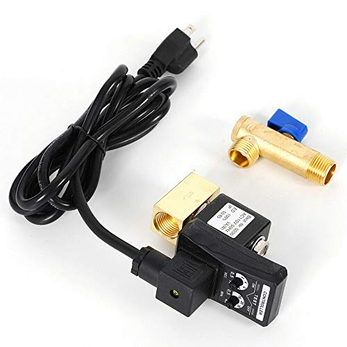 Auto Drain Valve 110V Electronic Drain Valve 1/2"Automatic Electronic Timed Air Compressed Drain Valve 2-way Direct-acting Air Tank Water Moisture Drain Valve Car Air Gas Systerm Tools - Thumbnail 3