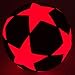 GlowCity Glow in The Dark Soccer Ball | Light Up Indoor/Outdoor Soccer Ball with 2 LED Lights | Pre-Installed Batteries | Fun Gift for Teens