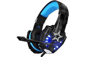 Skinit Decal Skin Compatible with BENGOO G9000 Gaming Headset - Officially Licensed NFL Dallas Cowboys Black & White Design