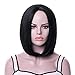 Junbeauty Synthetic Hair Wigs Bob Hair Wigs Middle Part Synthetic Full Wigs For Women(1#)