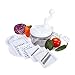 Kitchen Plus 3000 Food Chopper - 8 in 1 Manual Food Processor Chop, Blend, Whip, Mix, Slice, Shred, Julienne, and Juice - As Seen on TV