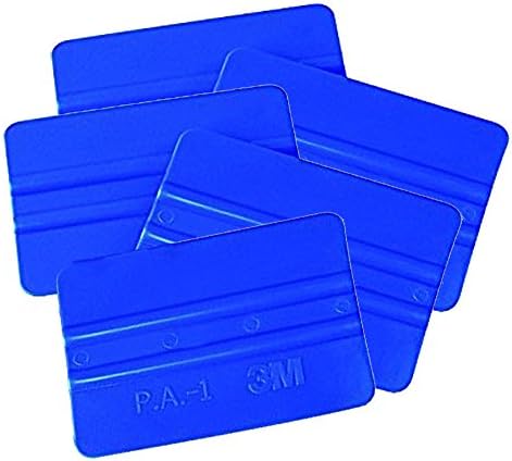 3M PA-1 Blue Hand Applicator Squeegee - 5 pack
