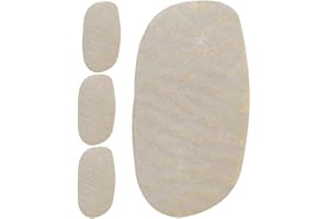 SUPVOX Cello String Bridge Parchment Pads 4-Piece Sheepskin Mat Code Set Protects Bridge and Strings Easy to Install Instrument Accessories for Cello Players