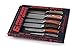 La Cote 6 Piece Chef Knives Set Japanese Stainless Steel Wood Handle in Gift Box (6 PC Chef Knife Set - Pakka Multi)