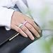Zollen 10 Packs Silicone Wedding Rings for Women, Thin Rubber Wedding Bands Stackable Ring, Hypoallergenic Silicone