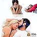 Anti Snoring Chin Strap Device - Snore Stopper Jaw Strap to Stop Mouth Breathing and Snoring During Sleep - Sleeping Aids and Snore Solutions - Comfortable Neoprene and Adjustable to Fit Men and Women