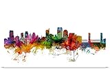 Michael Tompsett Poster Print entitled Sacramento California Skyline