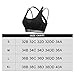 BESTENA Sports Bra, Cross Back High Impact Padded Workout Bras for Women Running and Yoga(Black,Medium)