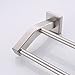 KES Towel Bar, Bathroom Shelf Double Rod 24 Inch Brushed SUS 304 Stainless Steel Wall Mount Rack Contemporary Style, A2202-2