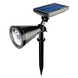 4LED Solar Lamp ,ANOLE Outdoor High-Efficiency Waterproof Heat-Resistant Environmental Protection Energy Saving LED Spotlight Garden Lights for Landscape Camping Home Driveway Party Dekor Wedding 1x
