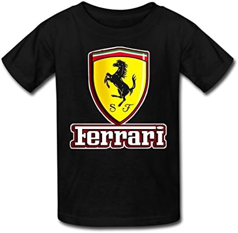 Kid's T shirts Ferrari car logo Small
