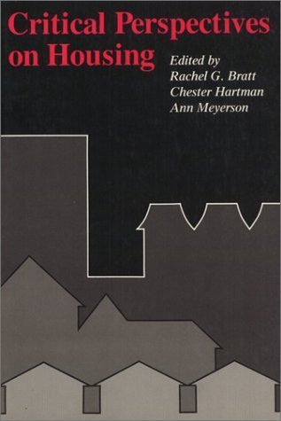 Critical Perspectives on Housing by Rachel Bratt (1986-04-03)