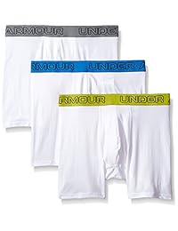 Under Armour Armor Stretch de algodón cargado para hombres Boxerjock de 6 "- Paquete de 3