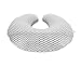 Premium Quality Nursing Pillow Cover by Mila Millie - Gray Chevron Unisex Design Slipcover - 100% Cotton Hypoallergenic - Great for Breastfeeding Mothers - Perfect Baby Shower Gift (Grey)