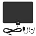 [2019 Newest]Amplified HD Digital TV Antenna up to 95 Miles Range - Indoor HDTV antenna with Powerful Signal Booster,Long Coax Cable,Support 4K 1080P UHF VHF Freeview HDTV Channels for All Indoor TVs