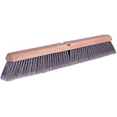 Weiler 42042 24" Fine Sweep Floor Brush, Flagged Silver Polystyrene Fill, Natural