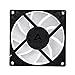 ARCTIC F8 TC - 80 mm Case Fan, Case Fan with Temperature Control, Very quiet motor, Computer, Fan Speed: 350-2000 RPM - Black/White