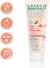ENERGIE FRUIT Soft Body Lotion White Peach Rice Water Certified Organic Ecocert view 2
