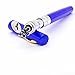 PiscatorZone Pocket Pen Rod Fishing Rod and Reel Combos: Travel Mini Rod/Sea Fishing Rod + #2000 Aluminum Spinning Fishing Reel + Fishing Line-Carbon Fiber Telescopic Lightweight and Compact(Blue)