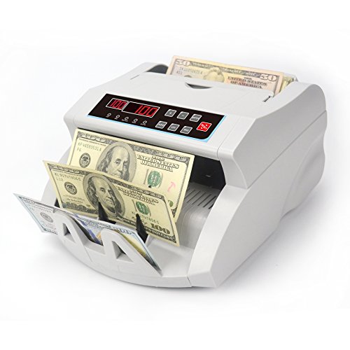 Money Counter Machine DOMENS UV/MG Bill Detection Cash Counting Machine Automatic Currency Cash Counter (LED Display) - Thumbnail 3