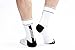 Gosuban Low Cut Compression Sock for Women and Men Plantar Fasciitis Sock Heel Ankle & Arch Support (White,Medium)