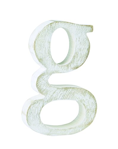 Mud Pie Lower Case Initial Wood Block, G