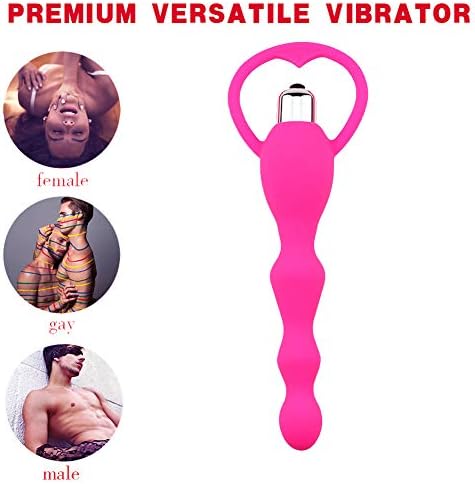 Beginners Getting Started Amal Trainer Anales Trainer Massage Toy， Vib Anales Beads Silicone Trainer Fun Toys for Beginners and Advanced Users Pink By Unkey