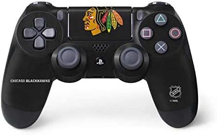 Skinit Decal Gaming Skin for PS4 Controller - Officially Licensed NHL Chicago Blackhawks Distressed Design