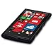 Nokia Lumia 920 Hybrid Rubberized Back Cover Case (Black)