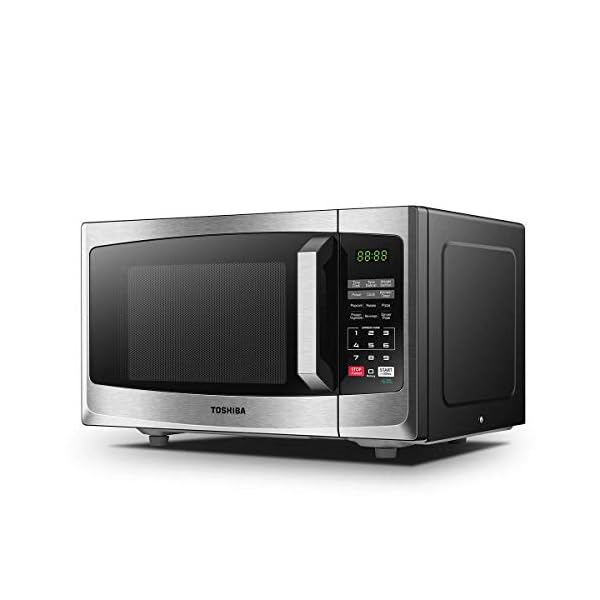 Toshiba-800-w-23-L-Microwave-Oven-with-Digital-Display-Auto-Defrost-One-Touch-Express-Cook-6-Pre-Programmed-Auto-Cook-Settings-and-Easy-Clean-Stainless-Steel-ML-EM23PSS Toshiba 800w 23L Microwave Oven with Digital Display, Auto Defrost, One-Touch Express Cook, 6 Pre-Programmed Auto Cook…