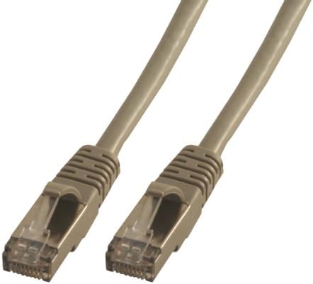 MCL 1m Cat6A F/UTP Patch Cable - Grey