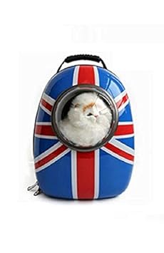 SRI Astronaut Pet Cat Dog Puppy Carrier Travel Bag Space Capsule Backpack Breathable (Blue)
