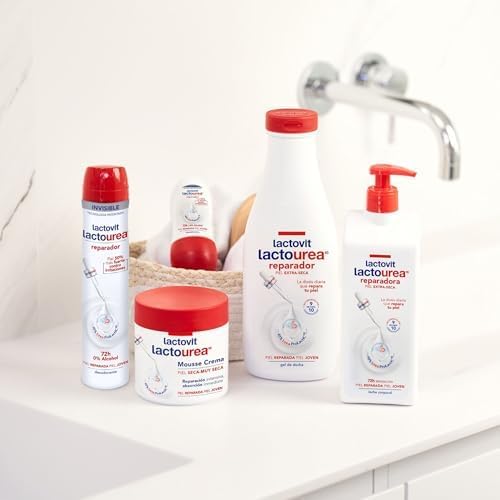 - Lactourea, idratante e nutriente, pelle forte e giovane, consistenza cremosa e leggera, con proteine di calcio, per pelli molto secche o extra secche - 750 ml