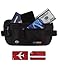 Money Belt Travel Wallet RFID Blocking Pouch with 2 PCS Luggage Tags(BLACK)