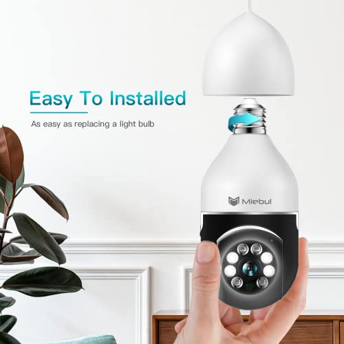 5GHz 2.4GHz Wireless Light Security Camera, Miebul Home/Outdoor 1080P