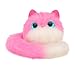 Pomsies 1882 Pinky Plush Interactive Toys, One Size, Pink/White