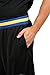 Ultra Game NBA Golden State Warriors Mens Woven Basketball Shorts, Team Color, Medium