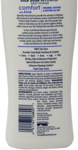 gold bond baby powder safe