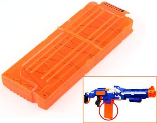 Toy Gun Soft Bullet Clips For Nerf Gun Toy 12 Bullets Ammo Cartridge Dart Magazine Nerf Gun Clips Compatible NERF N-STRIKE ELITE