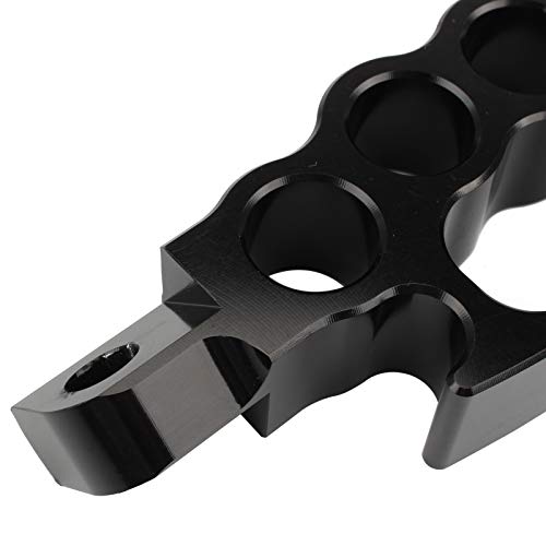 Black Motorcycle Foot Pegs Flying Forward Controls Floorboard Footpegs Footrest For Sportster XL Dyna Softail V-Rod Streetfigher Chopper - Thumbnail 4