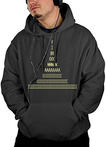 Men's Outerwear,Fibonacci Sequence Long Sleeve Hoodie For Man